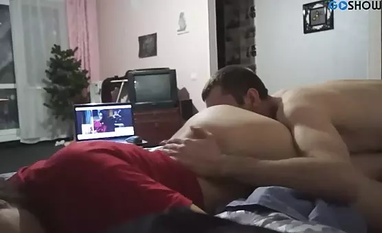 The passionate duo indulges in an intimate oral session